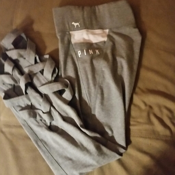 Victorias Secret Pink Yoga Leggings - Picture 1 of 2
